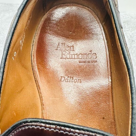 Ellen Edmonds Cap Toe Braided Tassel Slip On Brown Men’s Dress Loafer Shoes size - Picture 10 of 16